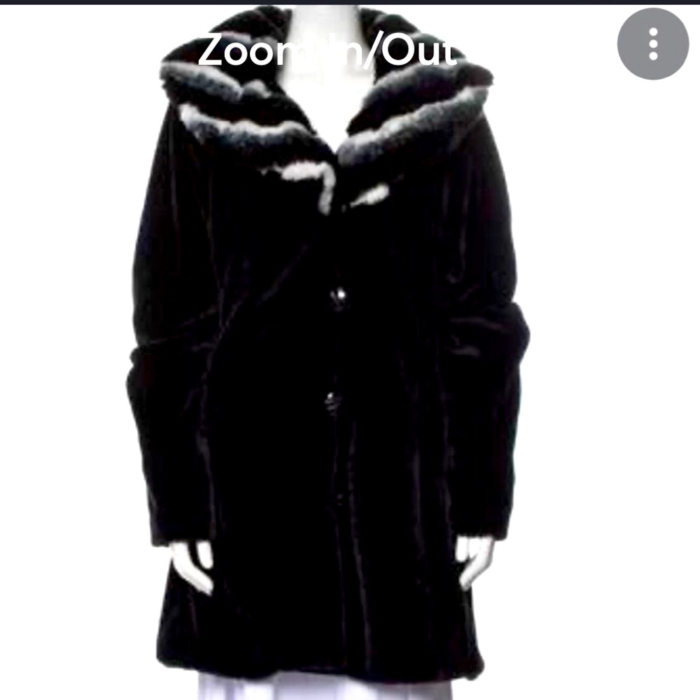 Dennis by Dennis Basso faux fur coat